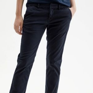 Nili Lotan East Hampton Pant - Navy, Size 6